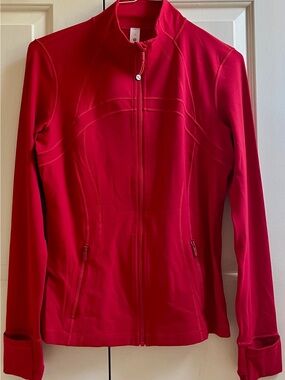 LN!🍒LULULEMON sz 12 DEFINE Jacket DARK RED Bright Red *NULU